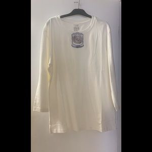 Full Figure Crewneck Long Sleeve T-Shirts
